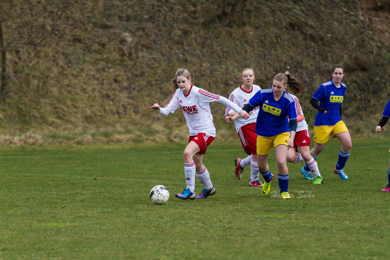 Bild 104 - B-Juniorinnen Tus Tensfeld - TSV Gnutz o.W. : Ergebnis: 1:3